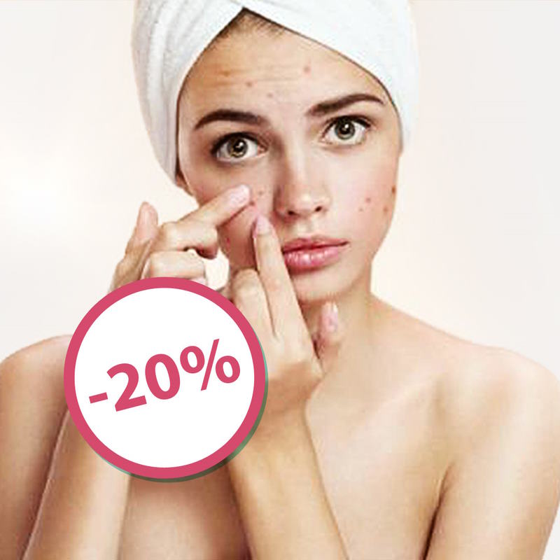 Get rid of acne and other skin problems with 20 discount! Altos Klinika